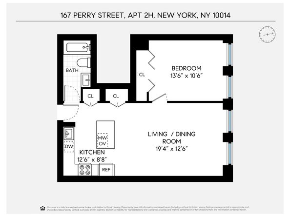 167 Perry Street 2H, New York NY 10014