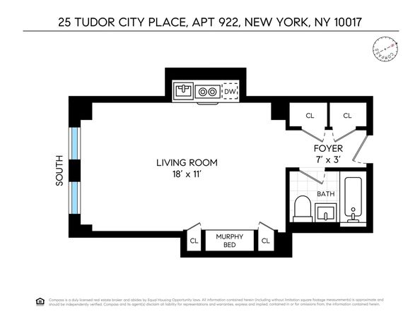 25 Tudor City Place 922, New York NY 10017