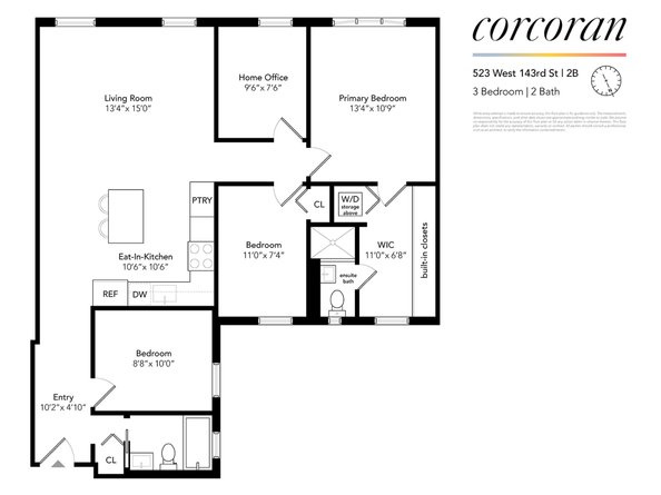 523 West 143rd Street 2B, New York NY 10031