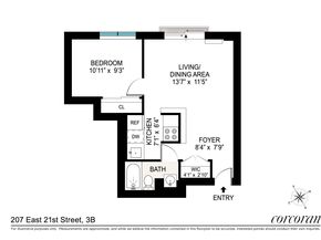 207 East 21st Street 3B, New York NY 10010