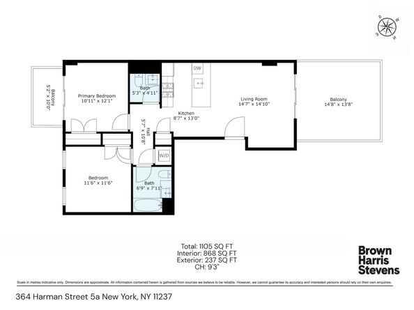 364 Harman Street 5A, Brooklyn NY 11237