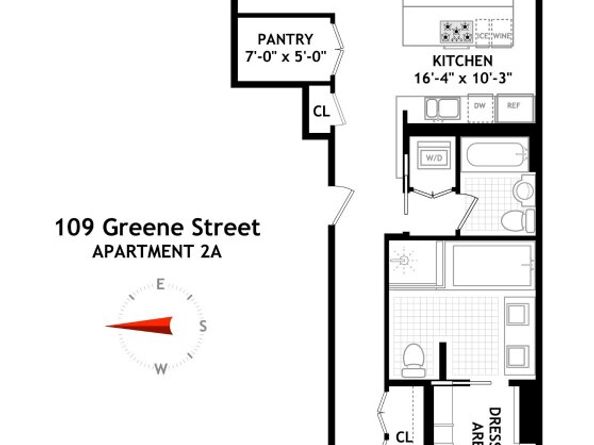 109 Greene Street 2A, New York NY 10013