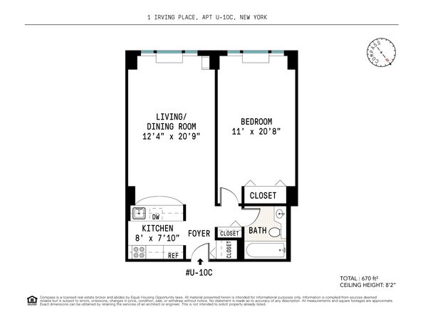 1 Irving Place U10C, New York NY 10003