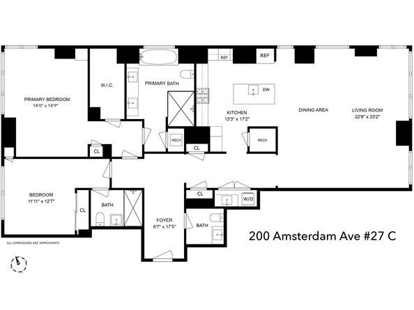 200 Amsterdam Avenue 27C, New York NY 10024