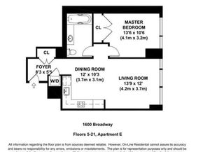 1600 Broadway 17E, New York NY 10019