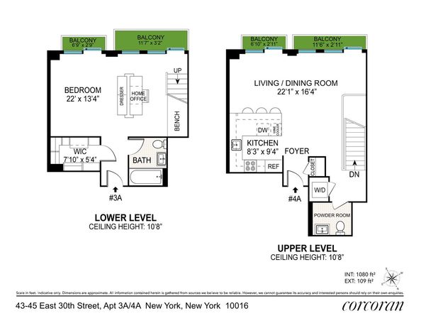 43 East 30th Street 3A/4A, New York NY 10016