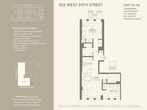 355 West 39th Street 4A, New York NY 10018
