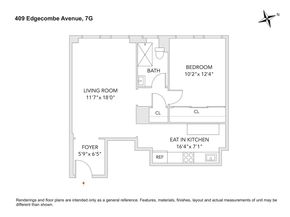 409 Edgecombe Avenue 7G, New York NY 10032