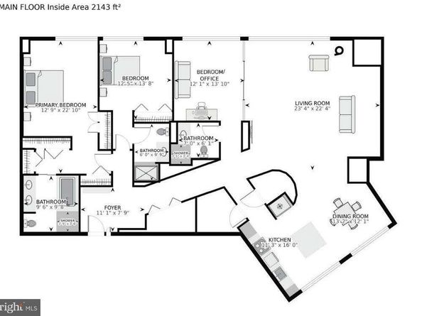 1177 22nd Street NW 2K, Washington DC 20037