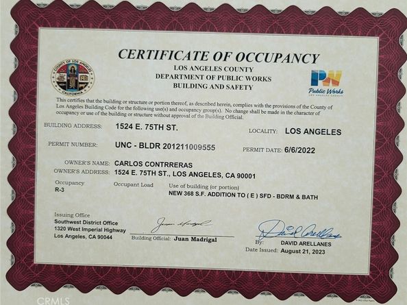 1524 E 75th, Los Angeles CA 90001