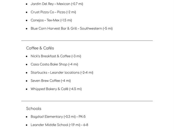 2021 Bear Creek DR, Leander TX 78641