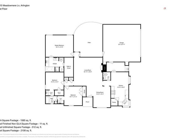 6315  Meadowmere Lane , Arlington Texas 76001