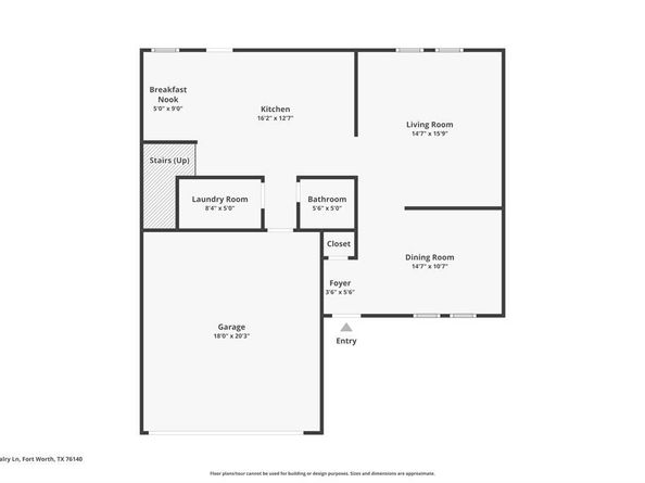 1612  Chivalry Lane , Fort Worth Texas 76140