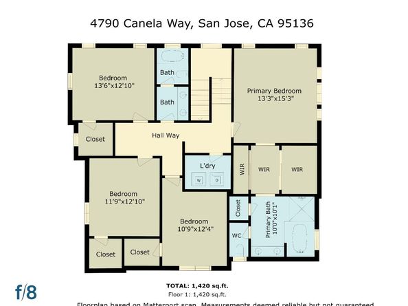4790 Canela Way, San Jose CA 95136