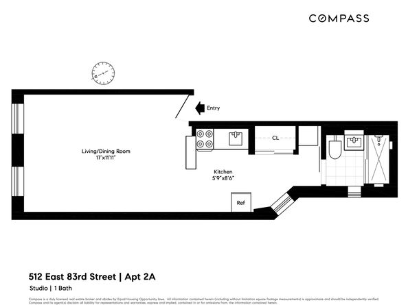 512 East 83rd Street 2A, New York NY 10028