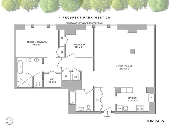 1 Prospect Park W 2A, Brooklyn NY 11215