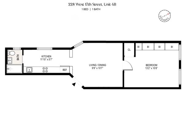 228 West 17th Street 4B, New York NY 10011