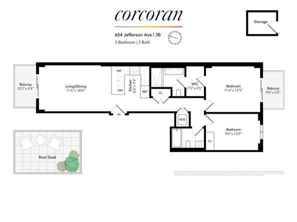 654 Jefferson Avenue 3B, Brooklyn NY 11221