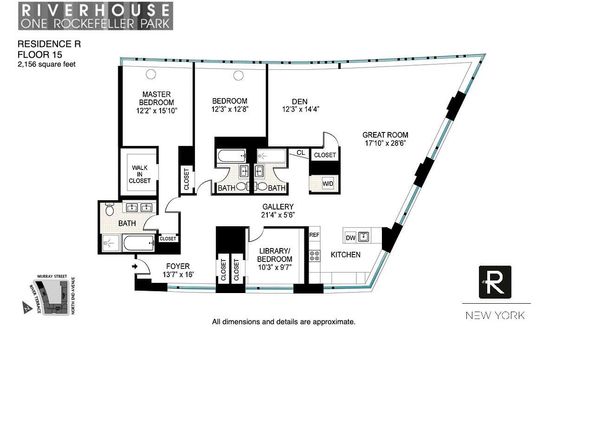 2 River Terrace 15R, New York NY 10282