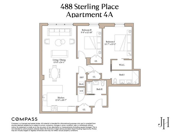 488 Sterling Place 4A, Brooklyn NY 11238