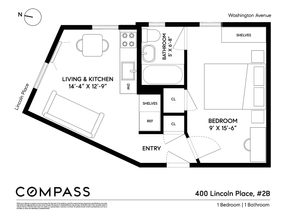 400 Lincoln Place 2B, Brooklyn NY 11238