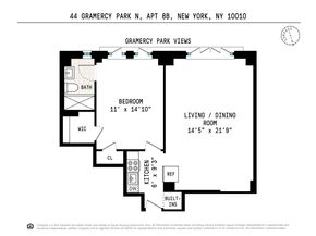 44 Gramercy Park N 8B, New York NY 10010
