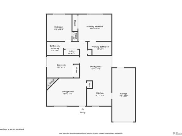 16067 E Rice Place A, Aurora CO 80015