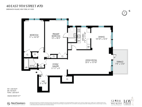 40 East 9th Street 7D, New York NY 10003