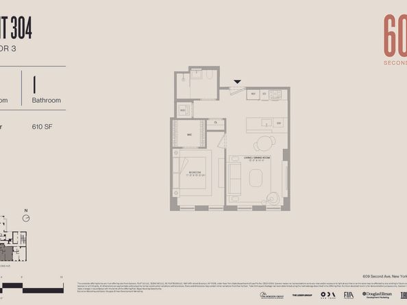 609 2nd Avenue 304, New York NY 10016