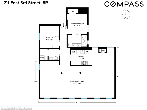211 East 3rd Street 5R, New York NY 10009