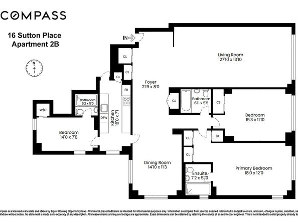 16 Sutton Place 2B, New York NY 10022