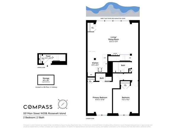 551 Main Street 208, New York NY 10044