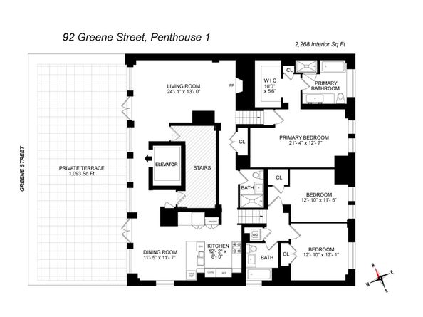 92 Greene Street PH1, New York NY 10012
