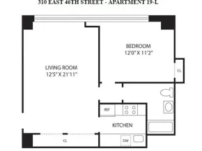 310 East 46th Street 19L, New York NY 10017