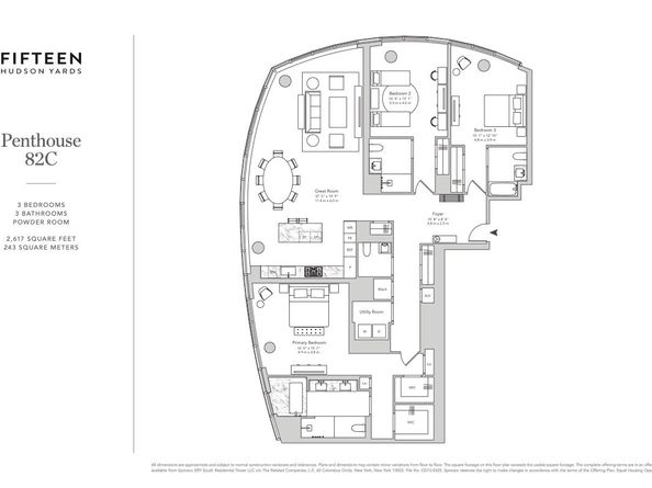 15 Hudson Yards PH82C, New York NY 10001