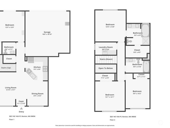 3821 NE 14th Place, Renton WA 98056