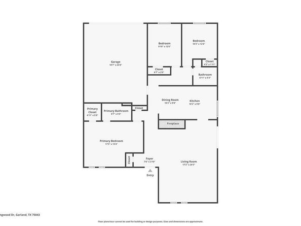 5037  Collingwood Drive , Garland Texas 75043