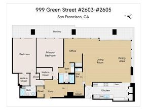 999 Green Street 2605, San Francisco CA 94133