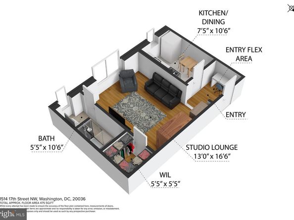 1514 17TH Street NW 311, Washington DC 20036