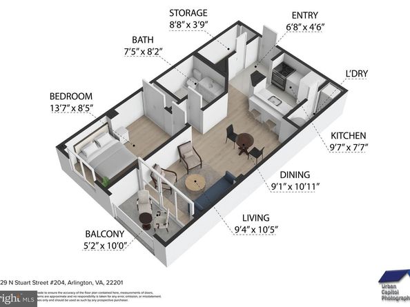 1029 N Stuart Street 204, Arlington VA 22201