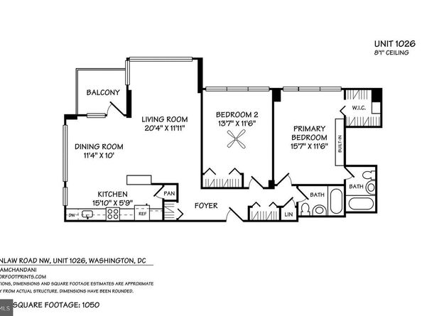 4000 Tunlaw Road NW 1026, Washington DC 20007