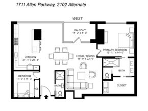 1711 Allen Parkway 2102, Houston TX 77019
